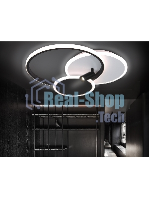 Светильник Ambrella light FL5118/3+1 WH/BK белый/черный 64W 3000K/4200K/6400K+4200K 480*425*110 (ПДУ ИК)
