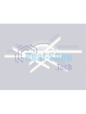 Потолочный светодиодный светильник Ambrella light FL6251 WH белый 97W 3000K-6400K 805*760*170 (ПДУ ИК)