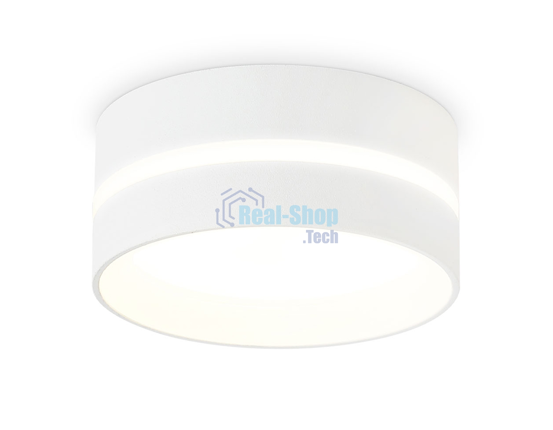 Светильник Ambrella light TN5391 SWH/FR белый песок/белый матовый GX53 IP44 D85*55