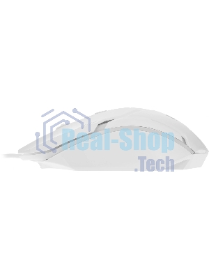 Мышь проводная Defender Cyber MB-560L белый, 1200 dpi, USB, кнопки - 3