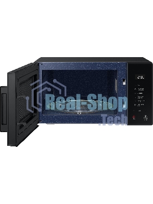 Микроволновая печь Samsung MS23T5018AK/BW черный, 23 л, 800 Вт, переключатели - сенсор