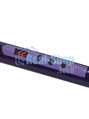 Щипцы для завивки волос Galaxy LINE GL4617 фиолетовый, 25 мм, 100-220 °C, 13 режимов