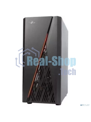Компьютерный корпус ATX Eurocase A39 ARGb черный без БП закаленное стекло USB 3.0