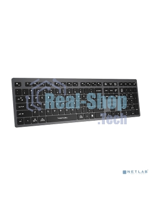 Клавиатура беспроводная A4Tech Fstyler FBX50C, USB, Bluetooth/Радиоканал, серый