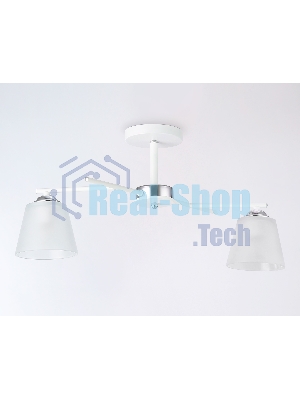 Светильник Ambrella light TR303201/2 WH/CH/FR белый/хром/белый матовый E27*2 max 60W 470*370*260