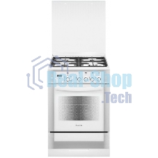 Плита газовая Gefest ПГ 6300-03 0040 белый, конфорок 4 шт, духовка 52 л, 60 см x 85 см x 60 см