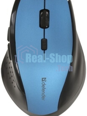 Мышь беспроводная Defender Accura MM-365 черный, 1600 dpi, радиоканал, USB, кнопки - 6