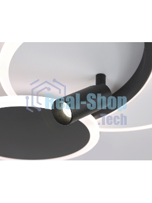Светильник Ambrella light FL5118/3+1 WH/BK белый/черный 64W 3000K/4200K/6400K+4200K 480*425*110 (ПДУ ИК)