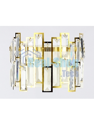 Светильник Ambrella light TR5055 GD/WH/CL золото/белый/прозрачный E14/2 max 40W 250*200*140