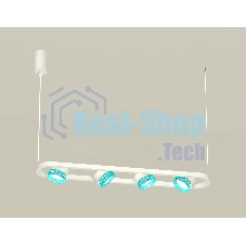 Светильник Ambrella light XB9163201/4 SWH/BL белый песок/голубой GX53 (C9163, N8488)