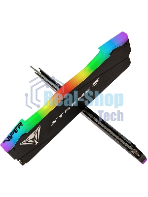 Оперативная память Patriot Viper Xtreme 5, DDR5, 48GB (2x24GB), 7600MHz, CL36, DIMM, с радиаторами, RGB, черный