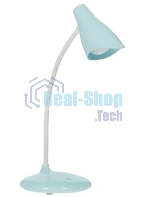 Светильник настольный Uniel TLD-559 Blue/LED/280Lm/5000K/Dimmer 3W. Сенсорный выключатель. Голубой