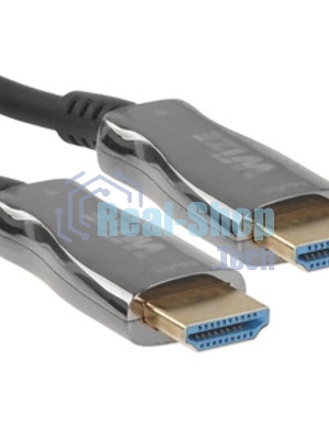 Кабель HDMI Wize AOC-8K-HM-HM-25M оптический, 25 м, 8K/60HZ 4:4:4, v.2.1, ARC, 19M/19M, HDCP 2.2, Ethernet, черный, коробка