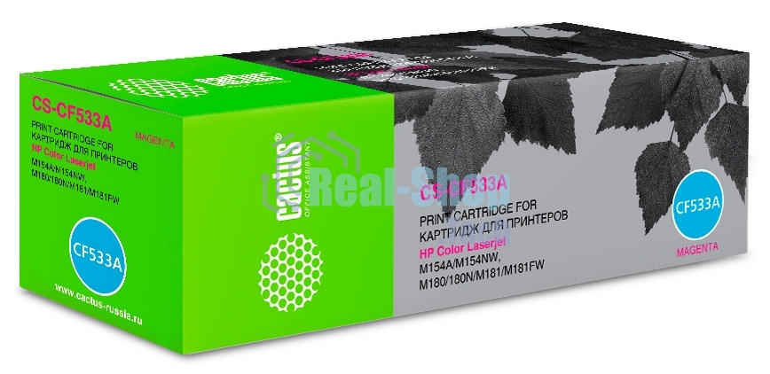 Картридж лазерный Cactus CS-CF533A пурпурный (900 стр.) для HP LJ M180n/M181fw