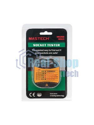 Тестер розеток MS6860D MASTECH