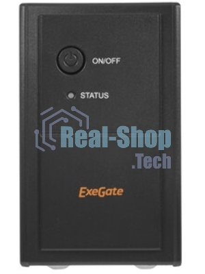Источник бесперебойного питания ExeGate Power Back BNB-850.LED.AVR.EURO.RJ 850VA/480W, LED, AVR,2 евророзетки, RJ45/11, черный