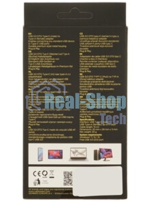 Кабель USB2.0 OTG Cablexpert A-OTG-AFBM-03 USBAF/MicroBM, 0.15м, удлиненный разъем micro USB - 9мм, пакет
