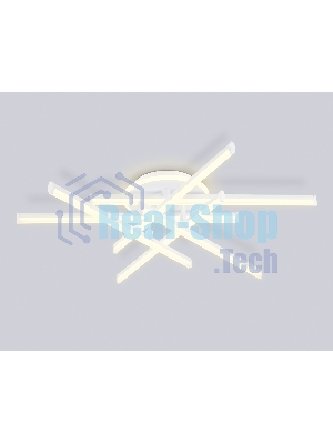 Потолочный светодиодный светильник Ambrella light FL6251 WH белый 97W 3000K-6400K 805*760*170 (ПДУ ИК)