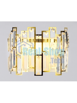 Светильник Ambrella light TR5055 GD/WH/CL золото/белый/прозрачный E14/2 max 40W 250*200*140