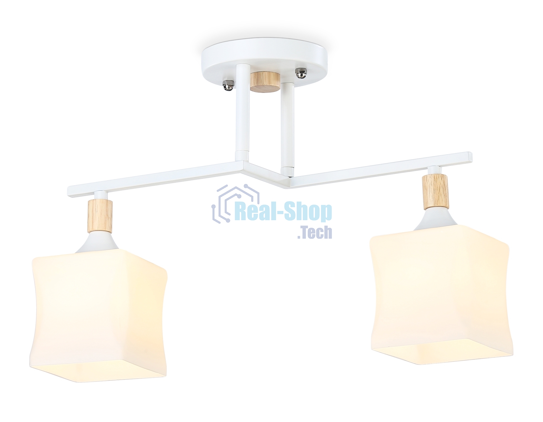 Светильник Ambrella light TR9484/2 WH/FR белый/белый матовый E27/2 max 40W 405*175*280