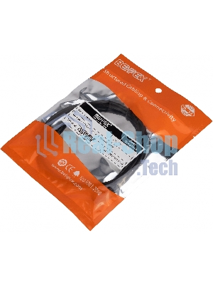 Кабель USB (m)-Lightning (m) 1м черный