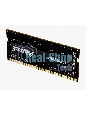 Оперативная память Kingston Fury Impact, DDR4, 16GB (1x16GB), 3200MHz, CL20, SO-DIMM