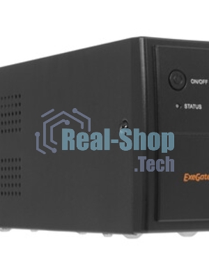 Источник бесперебойного питания ExeGate Power Back BNB-850.LED.AVR.EURO.RJ 850VA/480W, LED, AVR,2 евророзетки, RJ45/11, черный