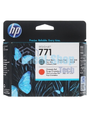 Картридж струйный HP CE017A черный матовый/хроматический красный печатающая головка для HP DJ Z6200