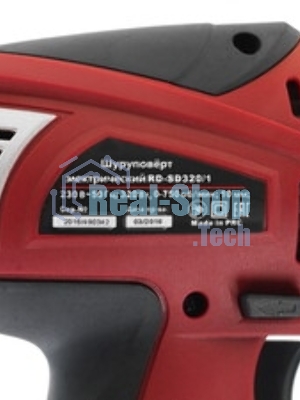 Дрель-шуруповерт RedVerg RD-SD320/1, 320 Вт, 15 Нм, щеточный