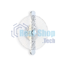 Настенный светодиодный светильник Ambrella light LH31141 СH/CL хром/прозрачный 13W 3000K 280*70*350