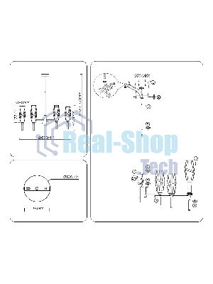 Люстра Ambrella light LH55201/6 BS/CL латунь/прозрачный E14*6 max 40W D660*520