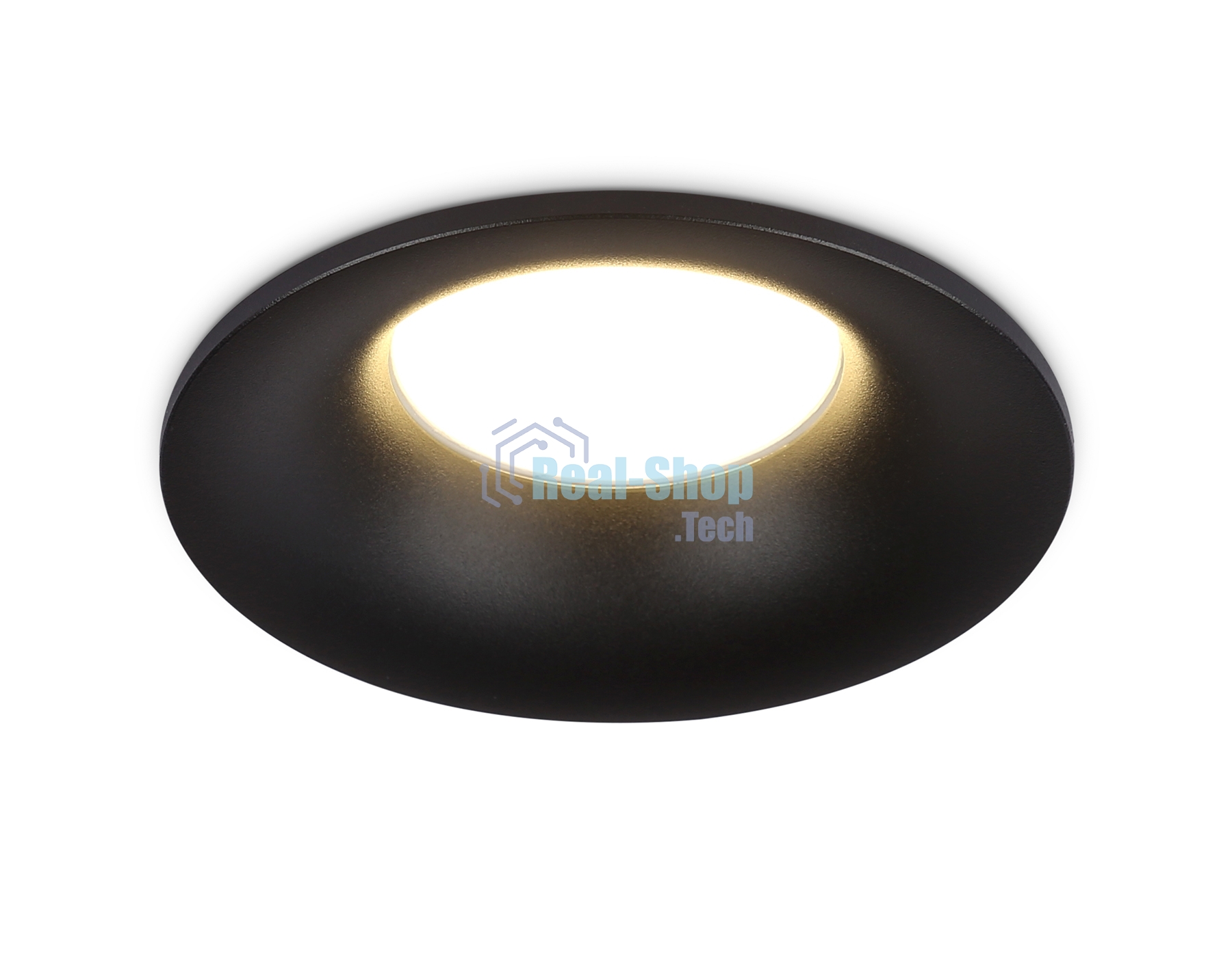 Встраиваемый точечный светильник Ambrella light TN102809 BK черный GU5.3 D90*35