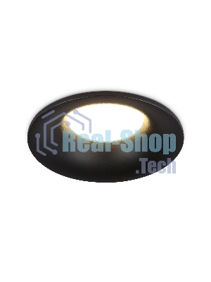 Встраиваемый точечный светильник Ambrella light TN102809 BK черный GU5.3 D90*35