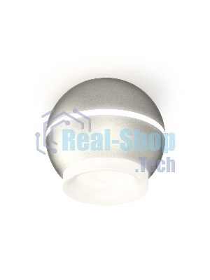Светильник Ambrella Light XS1103030 SSL/FR серебро песок/белый матовый MR16 GU5.3 LED 3W 4200K (C1103, N7165)