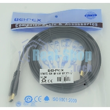 Кабель HDMI v.1.4 1.5м Flat плоский HDMI (m)/HDMI (m)