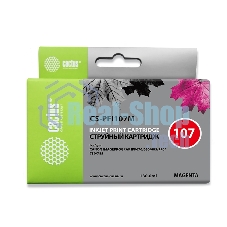 Картридж струйный Cactus CS-PFI107M пурпурный (130мл) для Canon IP iPF670/iPF680/iPF685/iPF770/iPF780/iPF785/