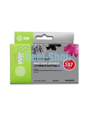 Картридж струйный Cactus CS-PFI107M пурпурный (130мл) для Canon IP iPF670/iPF680/iPF685/iPF770/iPF780/iPF785/