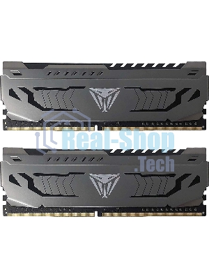 Оперативная память Patriot Viper Steel, DDR4, 32GB (2x16 GB), 3200 MHz, CL16, DIMM, радиатор, черный