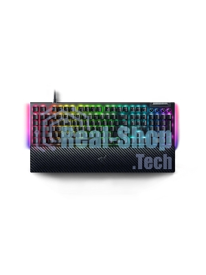 Клавиатура проводная игровая Razer BlackWidow V4 (Yellow Switch) - Russian Layout