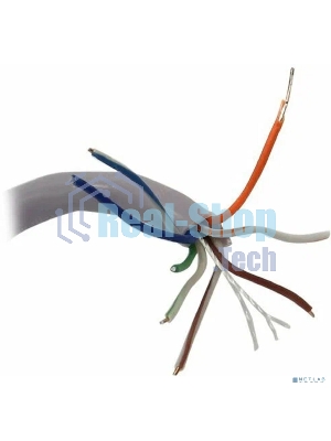 Кабель ExeGate UTP 4 пары кат.5e CCA, 25AWG, бухта 305м, серый, PVC