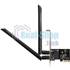 Сетевой адаптер ORIGO OWN1200A/A1A PCI-E Wi-Fi AC1200, 2.4/5 ГГц, 2 съемные антенны 5 dBi