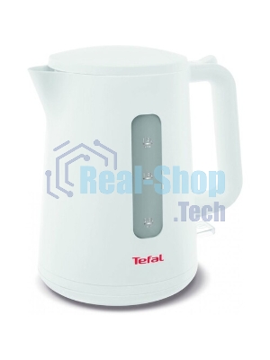 Электрочайник Tefal KO120130 белый/бежевый, 0.5 л, 650 Вт, скрытый нагревательный элемент