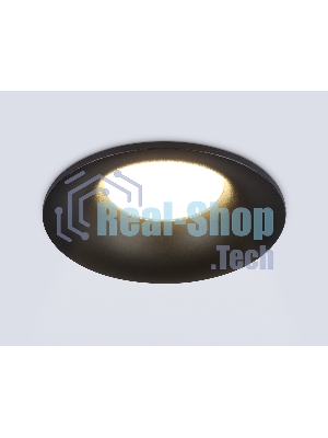 Встраиваемый точечный светильник Ambrella light TN102809 BK черный GU5.3 D90*35