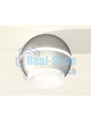 Светильник Ambrella Light XS1103030 SSL/FR серебро песок/белый матовый MR16 GU5.3 LED 3W 4200K (C1103, N7165)