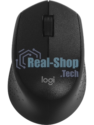 Мышь беспроводная Logitech M330 SILENT PLUS черный, 1000 dpi, радиоканал, USB, кнопки - 3