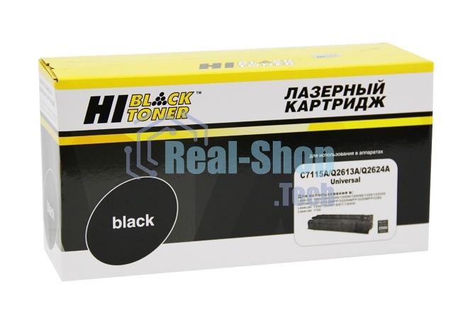 Картридж лазерный Hi-Black (HB-C7115A/Q2613A/Q2624A) для HP LJ 1200/1300/1150, Универсальный, 2,5K