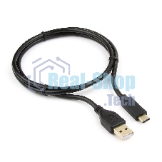 Кабель USB Cablexpert CCP-USB2-AMCM-1M, USB2.0 AM/USB3.1 Type-C, 1м, пакет