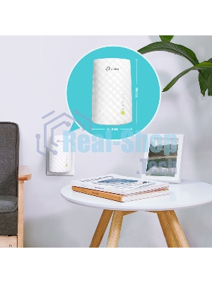 Усилитель Wi-Fi сигнала TP-Link AC750 OneMesh WiFi Range Extender, 300Mbps at 2.4G and 433Mbps at 5G, compact house with internal antennas, 1 10/100Mbps Ethernet port, WPS button for quick setup, Smart Indicator for best location, support OneMeshTMtechnology (802.11k/v seamless r