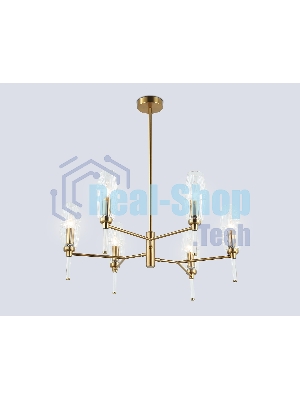 Люстра Ambrella light LH55201/6 BS/CL латунь/прозрачный E14*6 max 40W D660*520