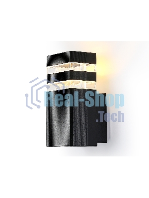 Светильник Ambrella light ST2572 BK/CL черный/прозрачный IP54 GU10 max 35W 205*110*65